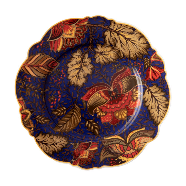 Jenna Clifford Blue Fern Side Plate, 21cm