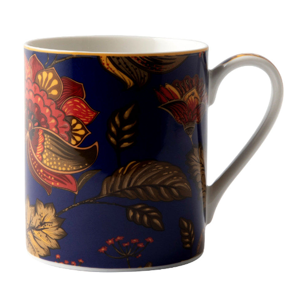 Jenna Clifford Blue Fern Mug, 400ml