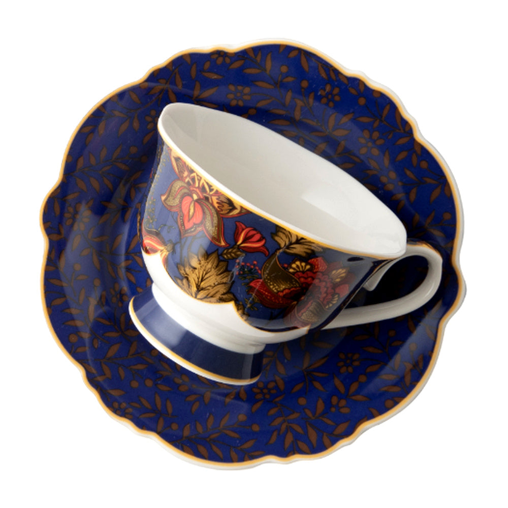 Jenna Clifford Blue Fern Cup & Saucer