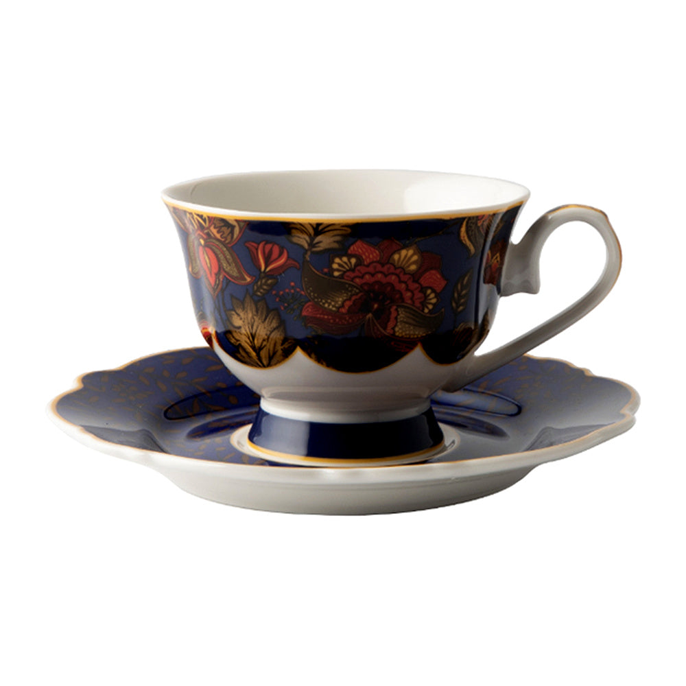 Jenna Clifford Blue Fern Cup & Saucer