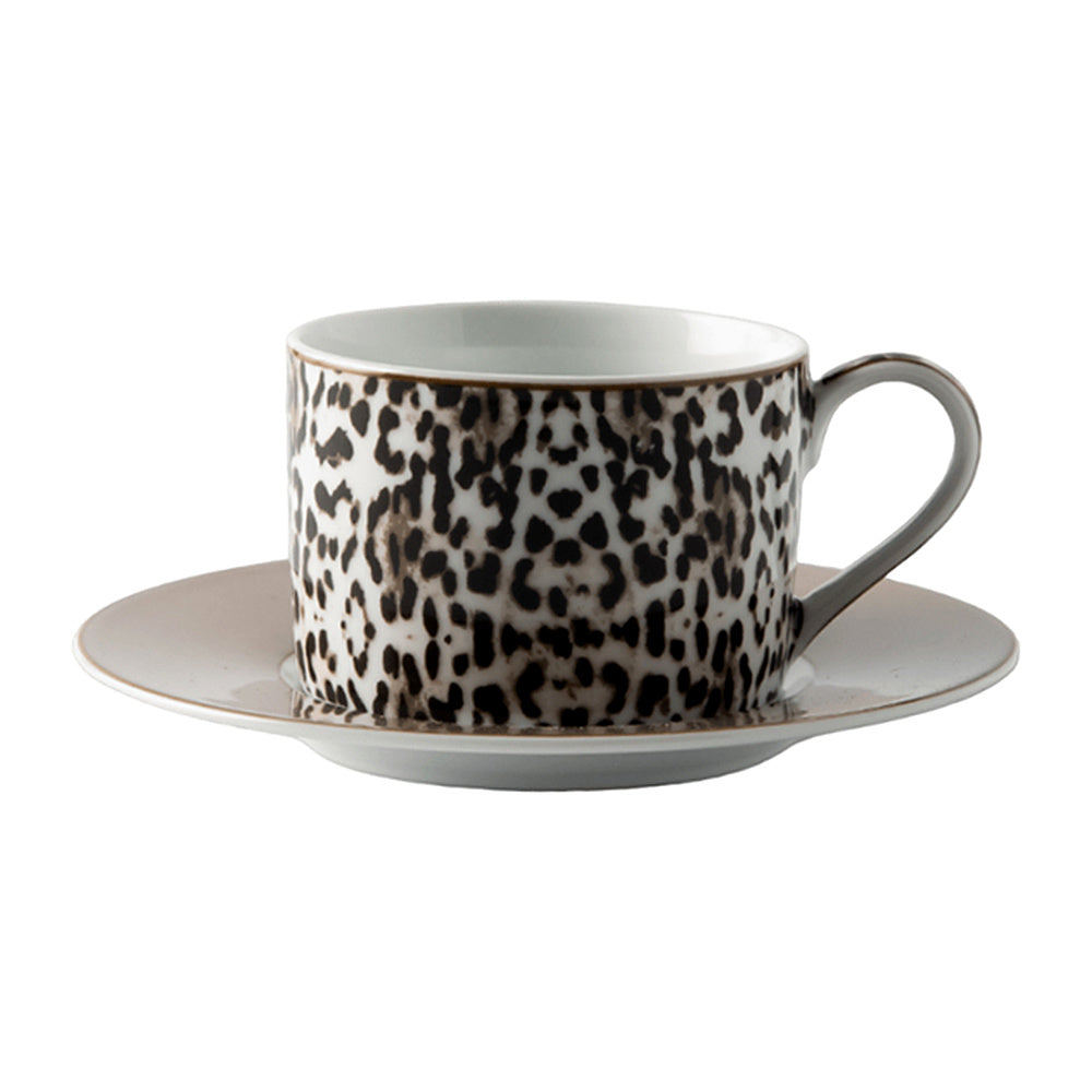 Jenna Clifford Leopard Cup & Saucer, 200ml