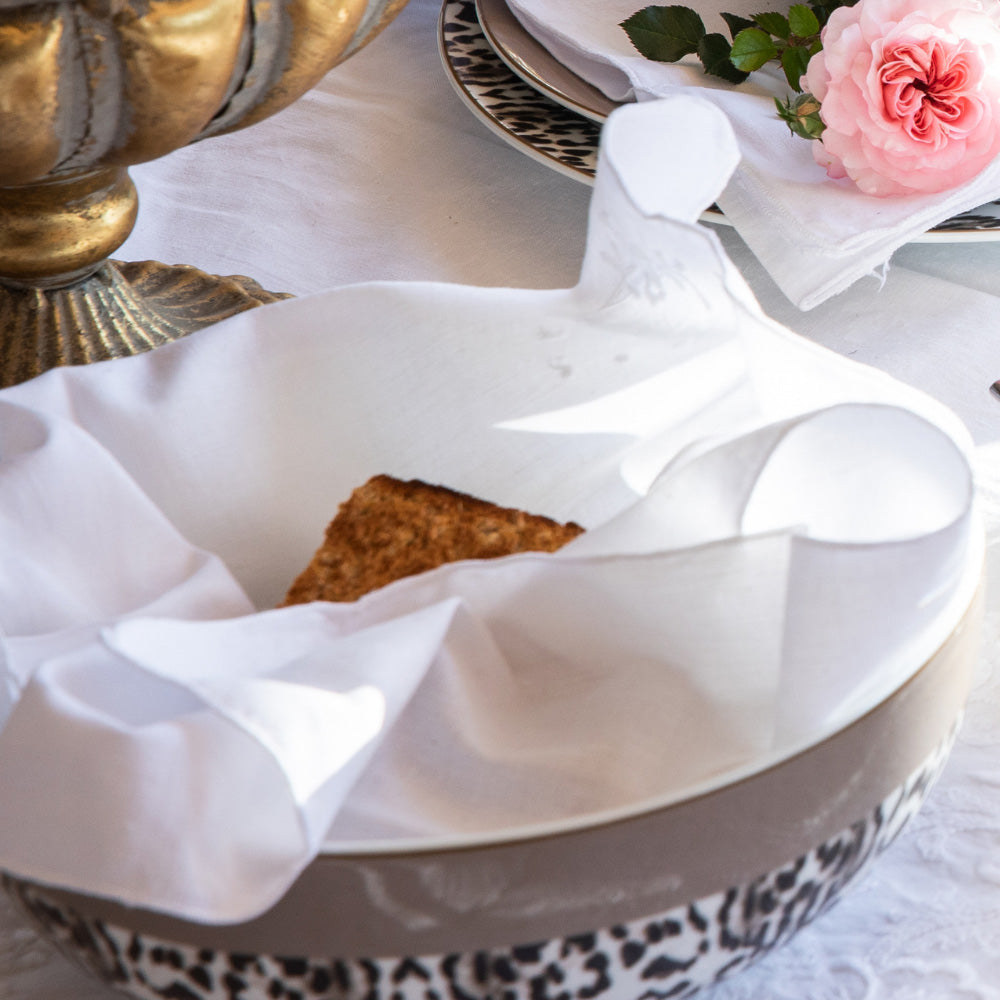 Jenna Clifford Leopard Salad Bowl, 23cm