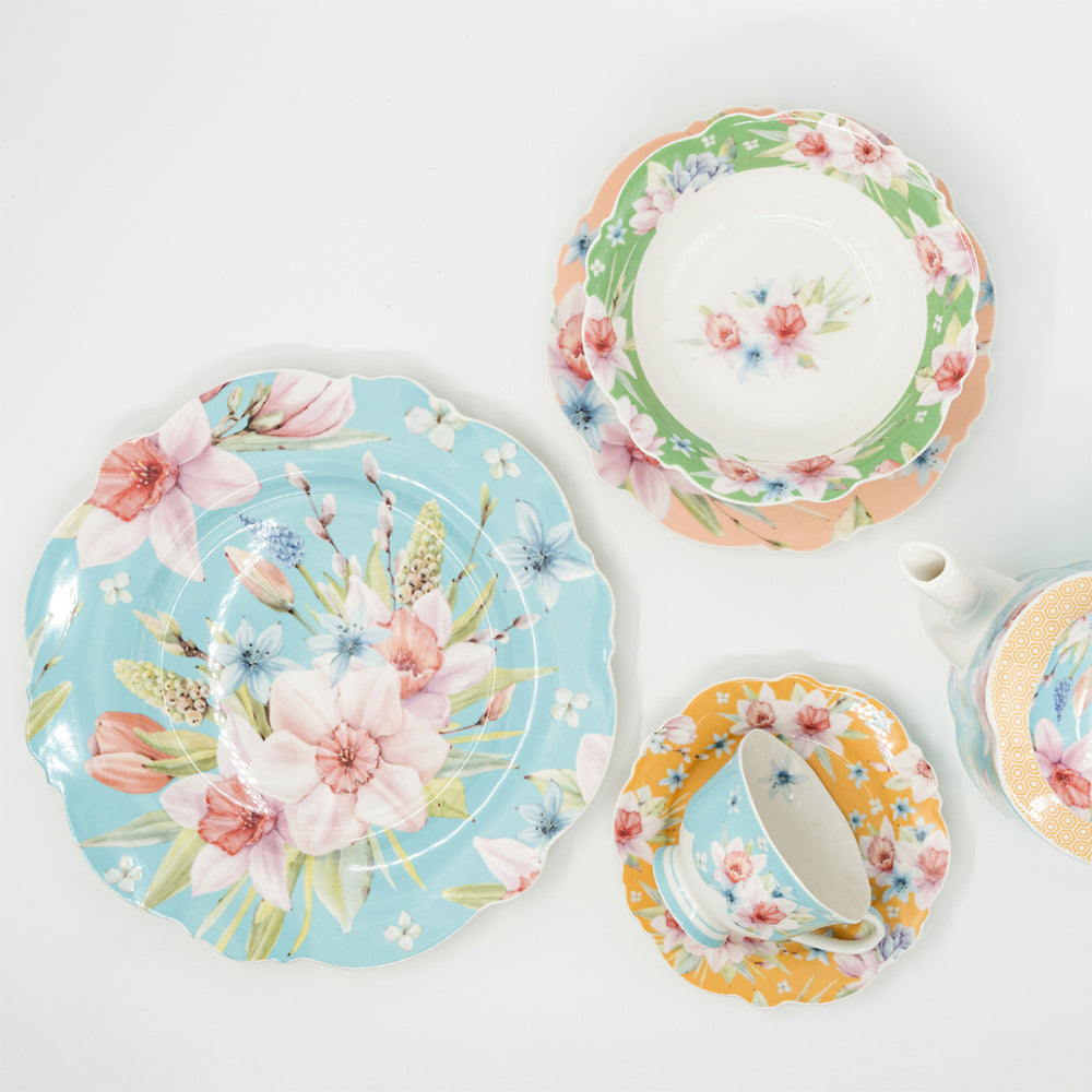 Jenna Clifford Jenna's Garden Cereal Bowls, Set Of 4