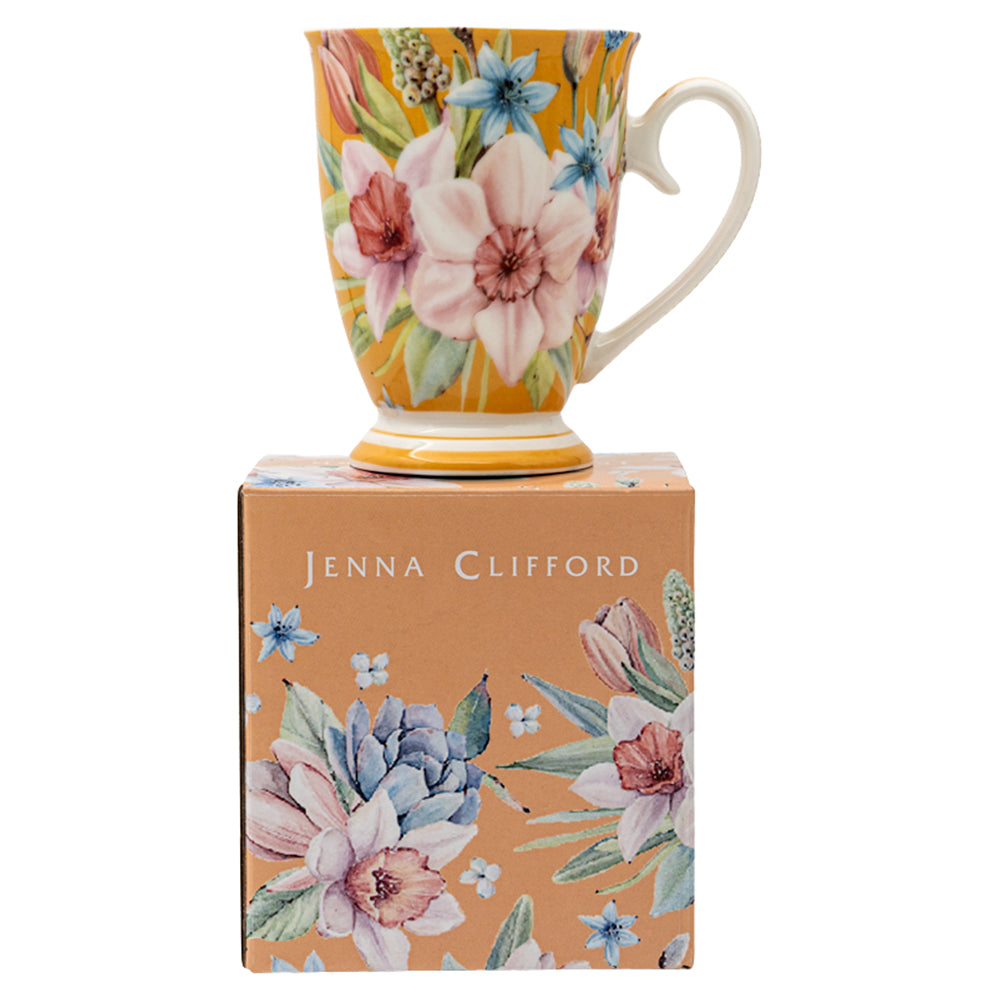 Jenna Clifford Jenna's Garden Footed Mug
