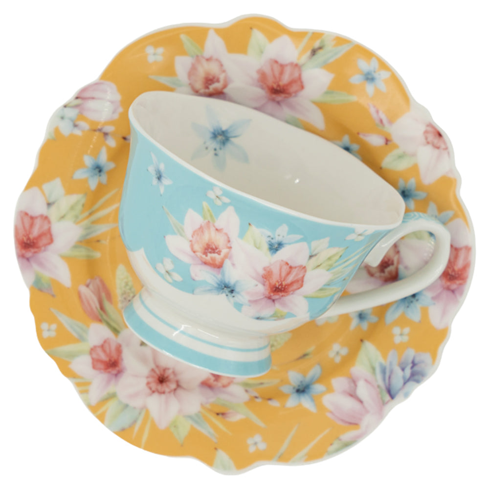 Jenna Clifford Jenna's Garden Cup And Saucer