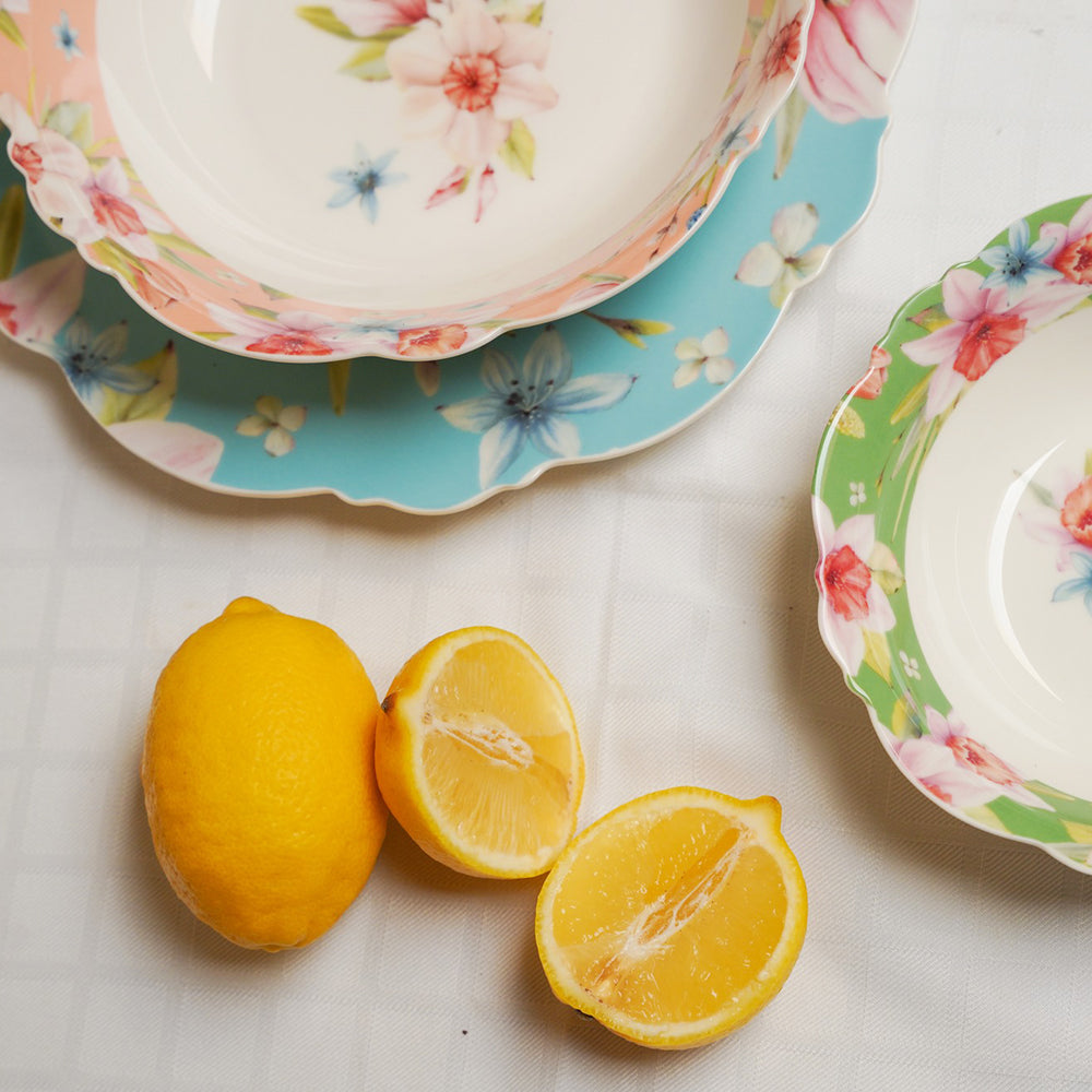 Jenna Clifford Jenna's Garden Cereal Bowls, Set Of 4
