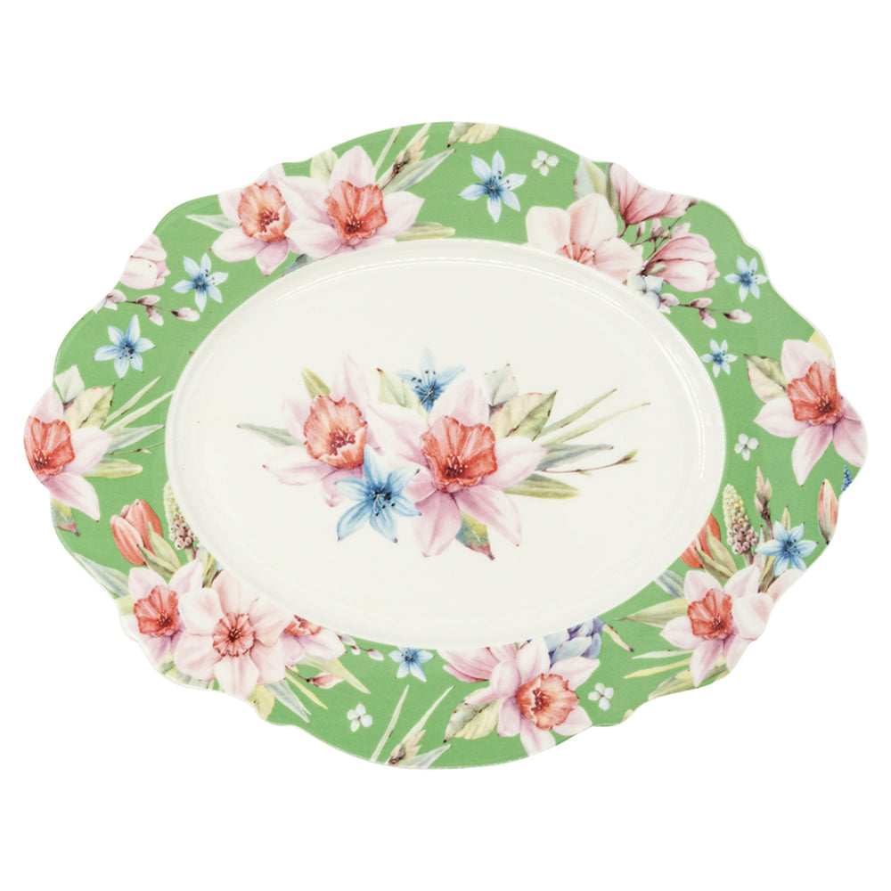 Jenna Clifford Jenna's Garden Oval Platter, 37cm