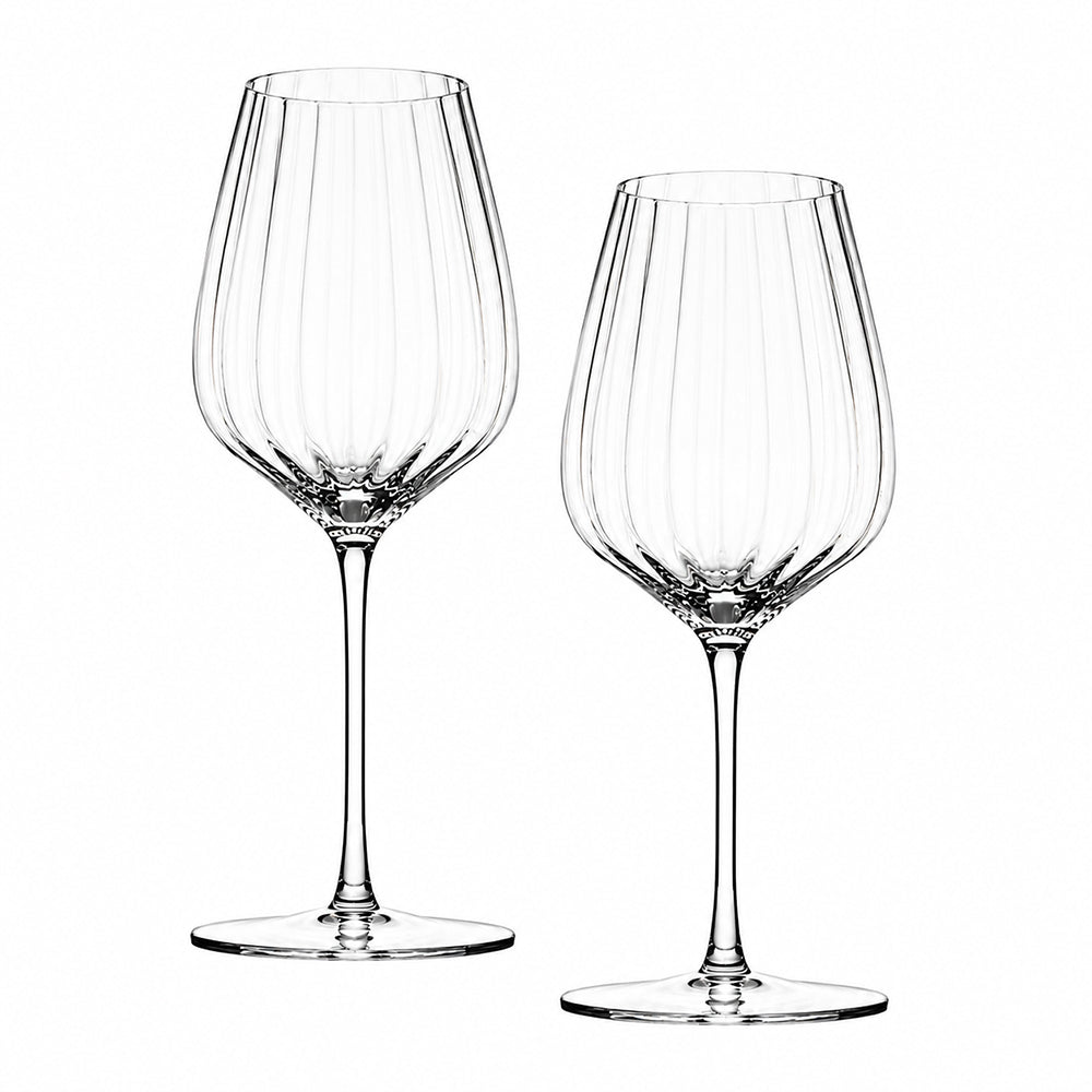 Jenna Clifford Optic Red Wine Glasses, Set of 2