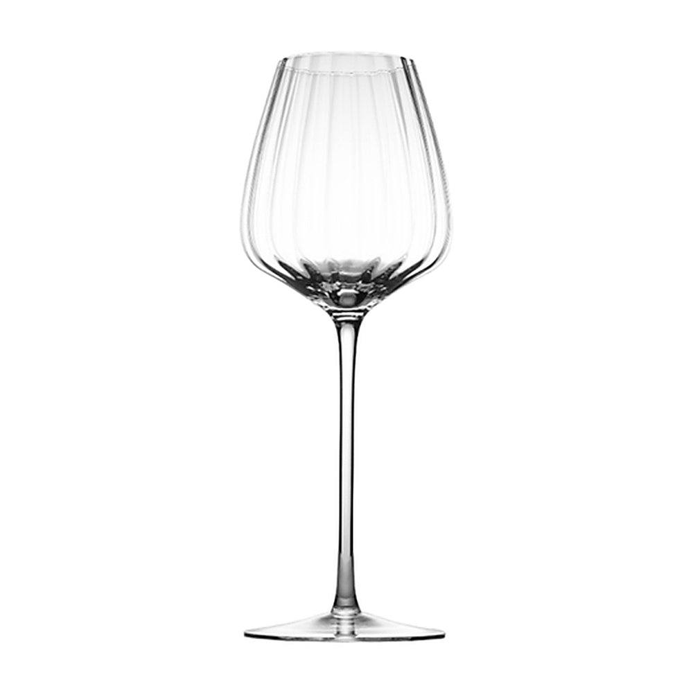 Jenna Clifford Optic White Wine Glasses, Set of 2