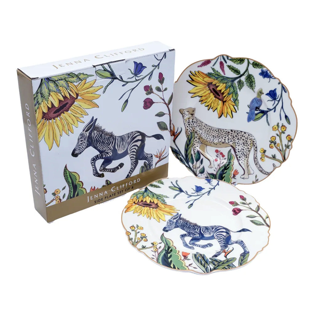 Jenna Clifford Wild Bloom Side Plates, Set of 4