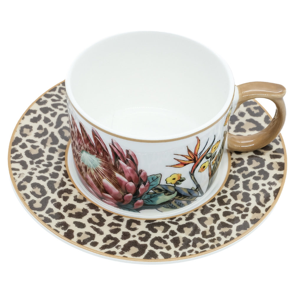Jenna Clifford Wild Bloom Cups & Saucers, Set of 2