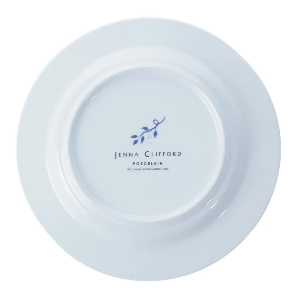 Jenna Clifford Peacock Sapphire Garden Side Plates, Set of 4