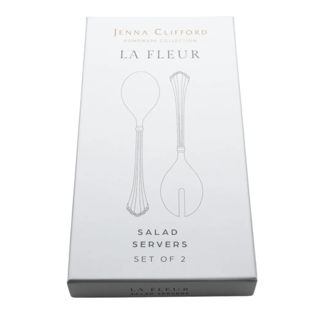 Jenna Clifford La Fleur Salad Servers, Set of 2