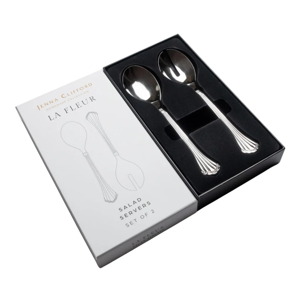 Jenna Clifford La Fleur Salad Servers, Set of 2