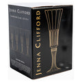 Jenna Clifford Prism Champagne Flutes, Set of 4