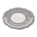 Jenna Clifford Ivory Noir Dinner Plates, Set of 4