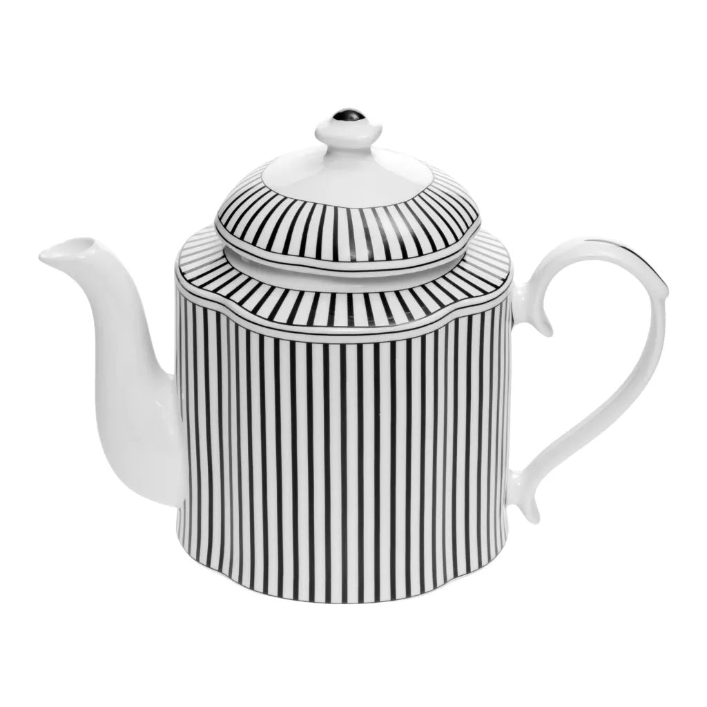 Jenna Clifford Ivory Noir Teapot, 1.2L