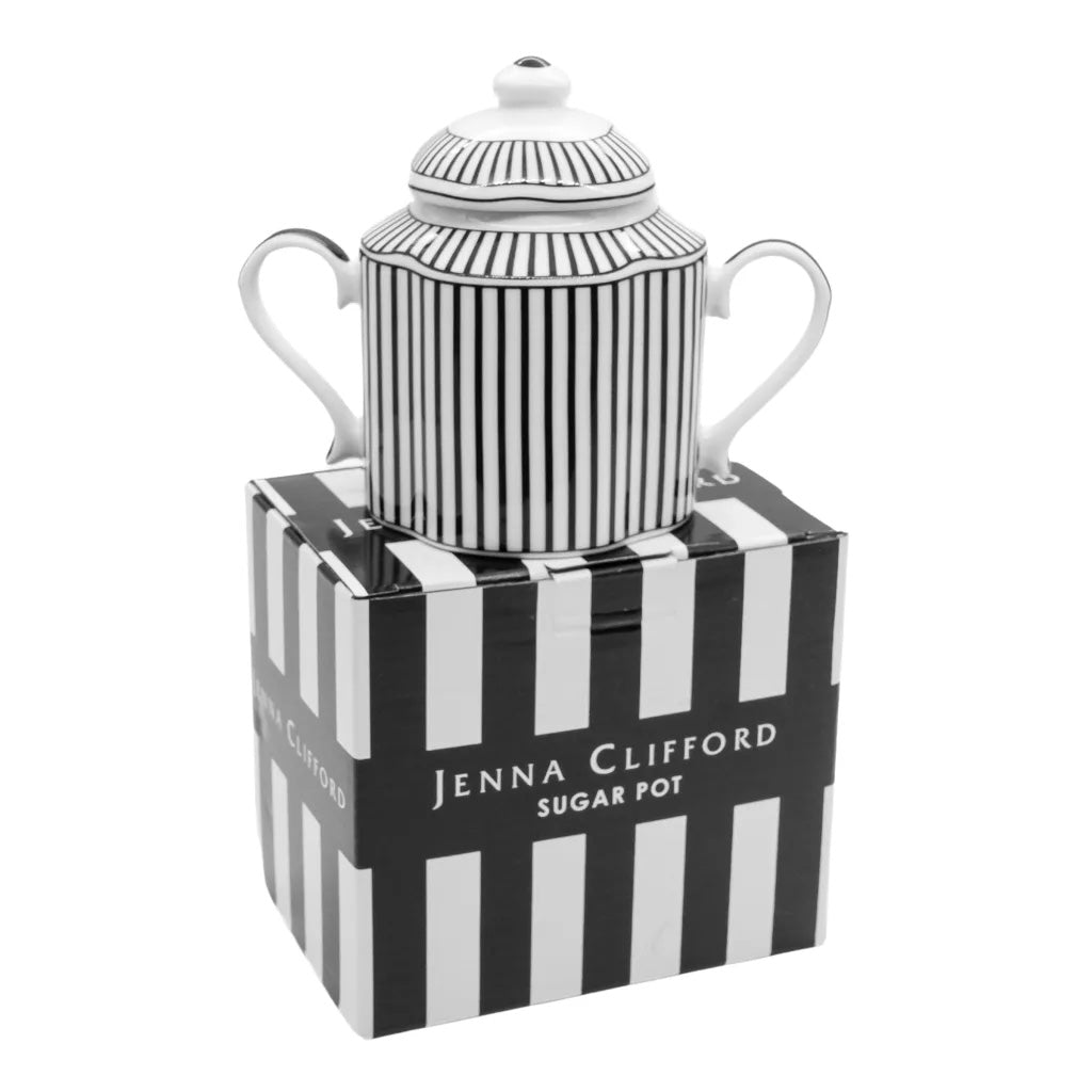 Jenna Clifford Ivory Noir Sugar Pot, 350ml