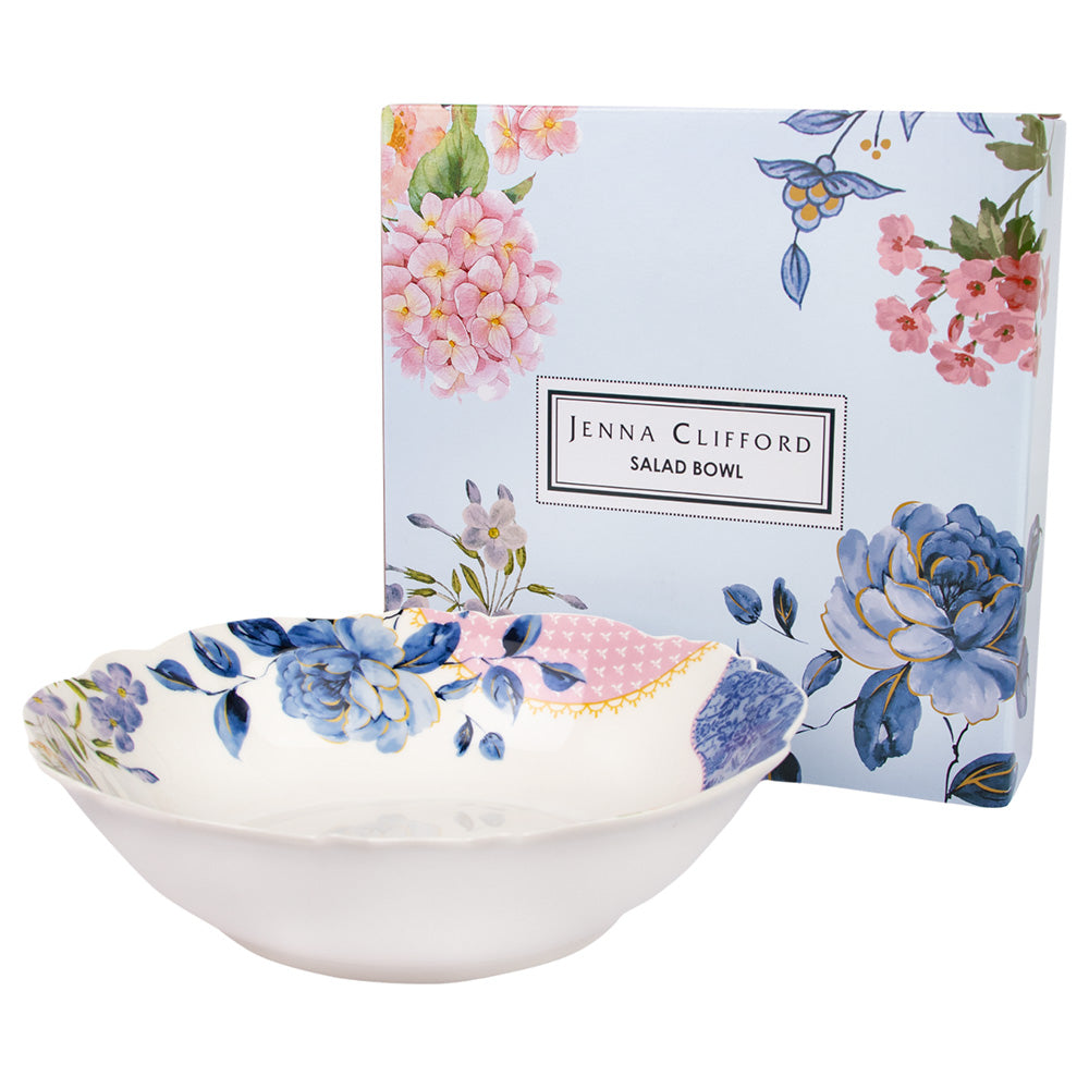 Jenna Clifford Belle Fleur Salad Bowl, 23cm