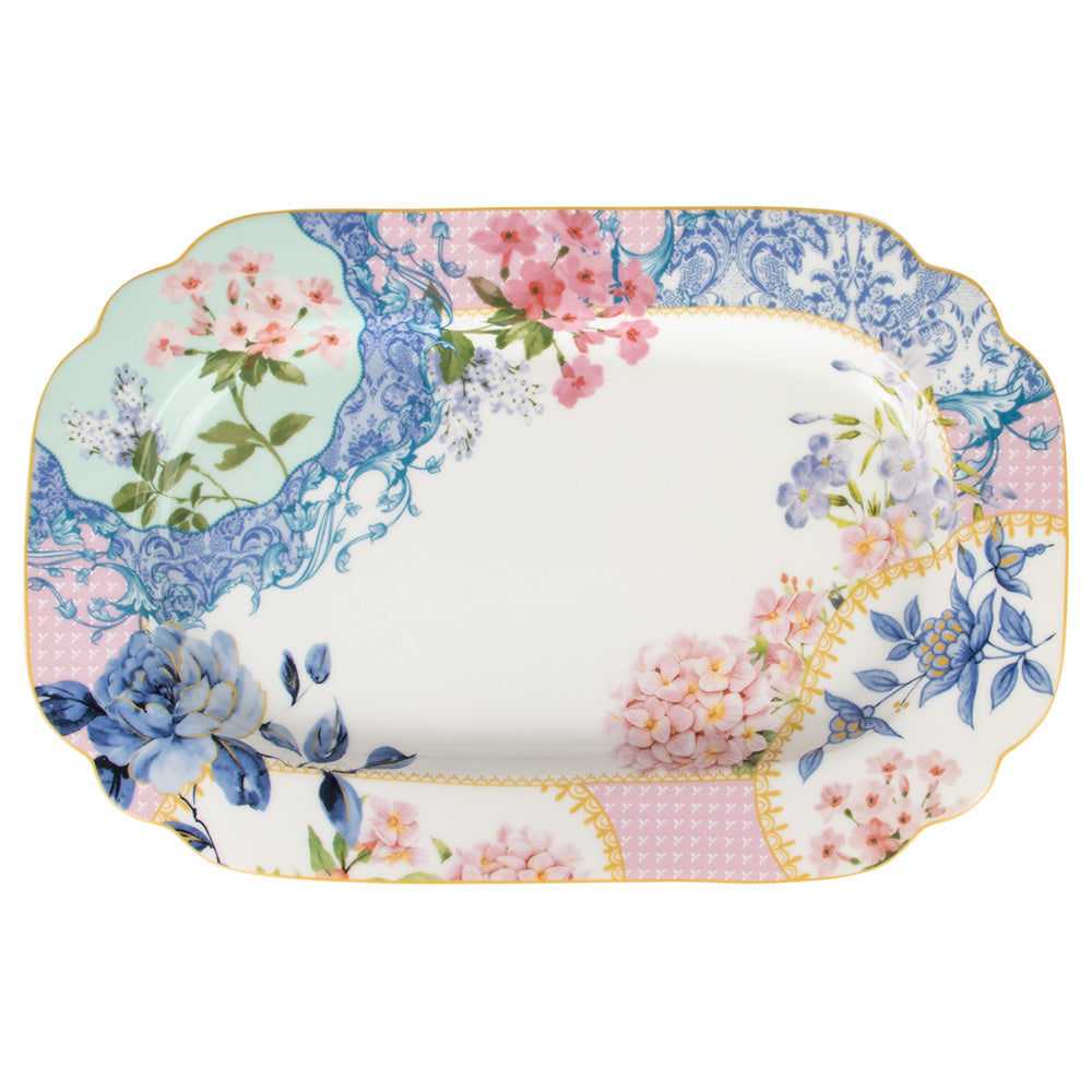 Jenna Clifford Belle Fleur Rectangular Platter, 38cm