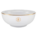 JAN Gold Rimmed Cereal Bowl, 16cm