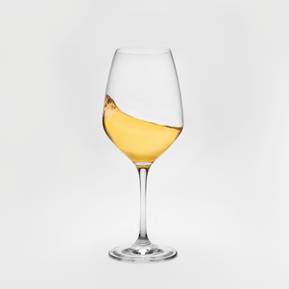 JAN Crystal White Wine Glasses, Set of 4