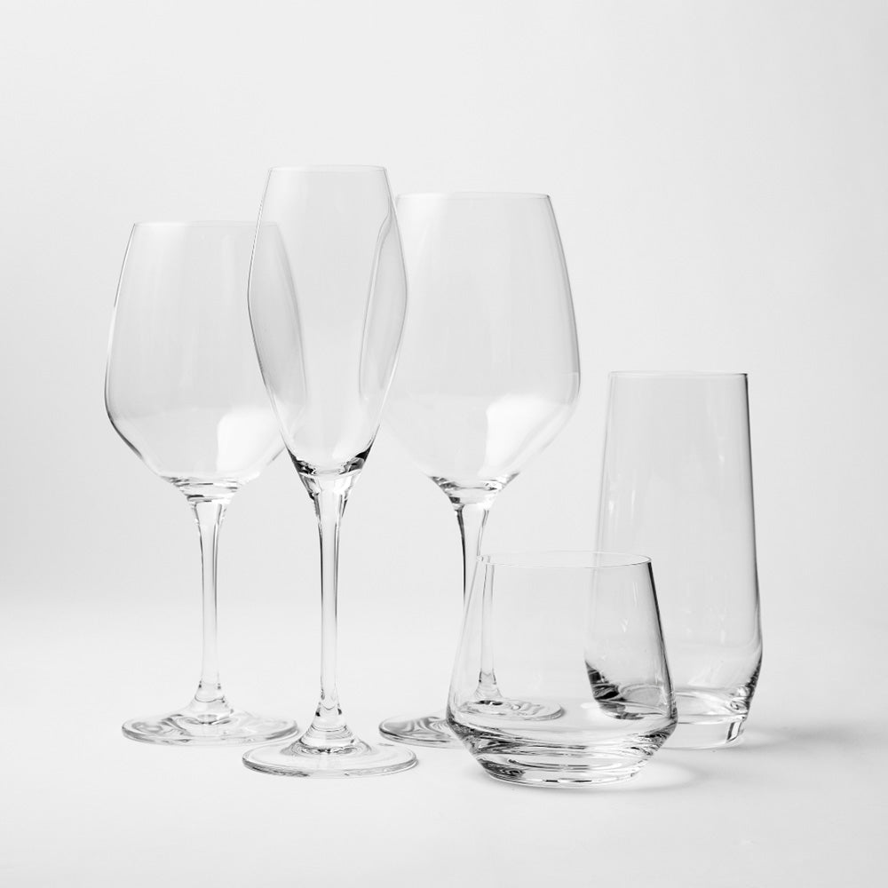 JAN Crystal Red Wine Glasses, Set of 4
