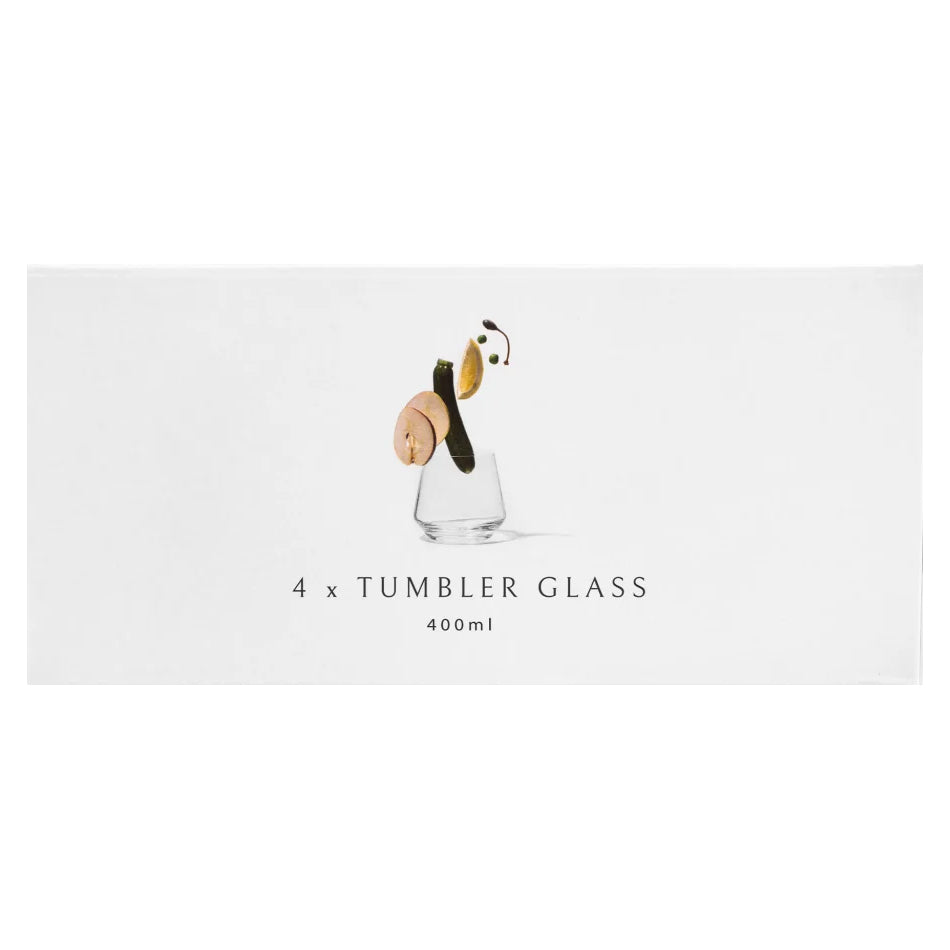 JAN Crystal Tumblers, Set of 4