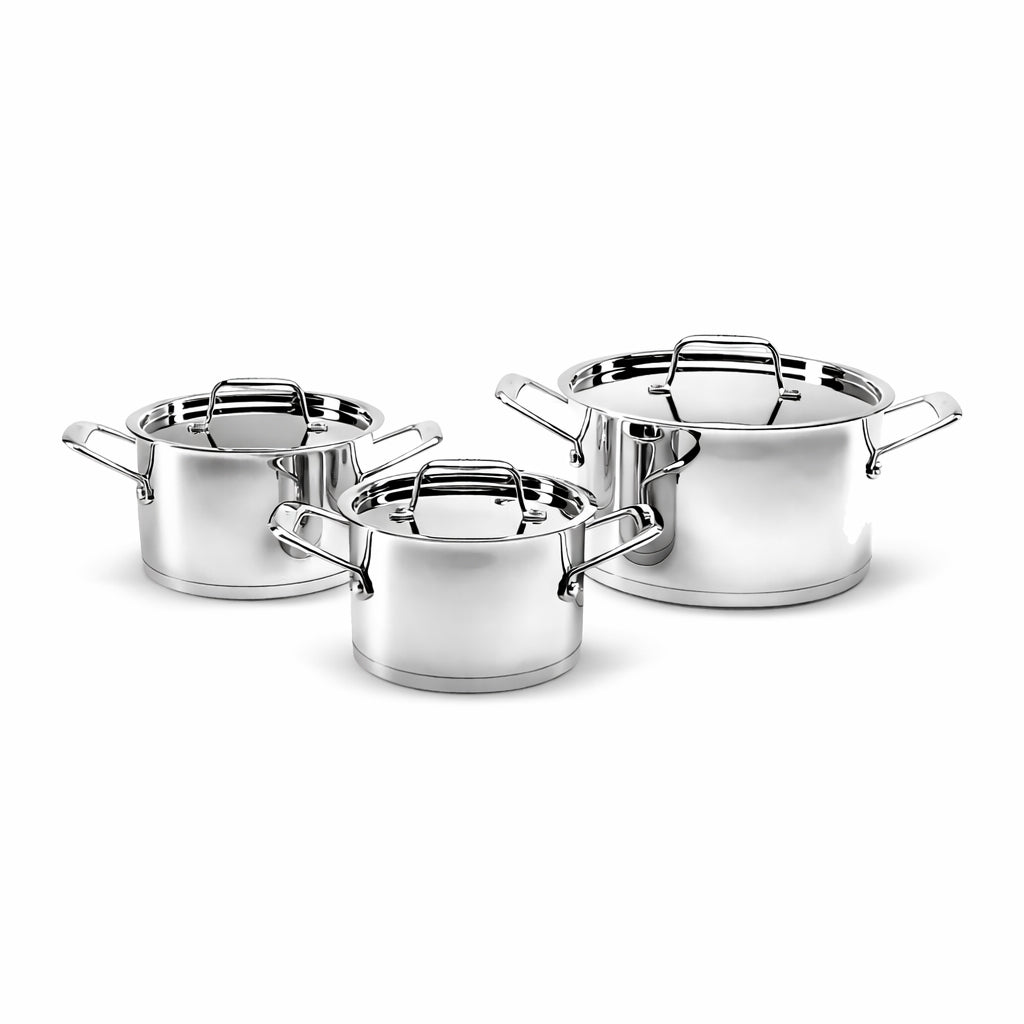 JAN Stainless Steel Cookware Set, 3pc