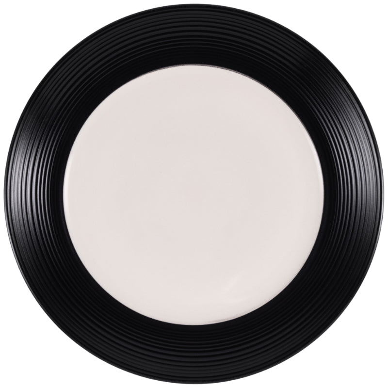 JAN BlancNoir Dinner Plate, 28cm