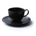 JAN Noir et Noir Cup and Saucer