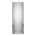 JAN Opulent Hiball Glasses with Gold Rim, Set of 4