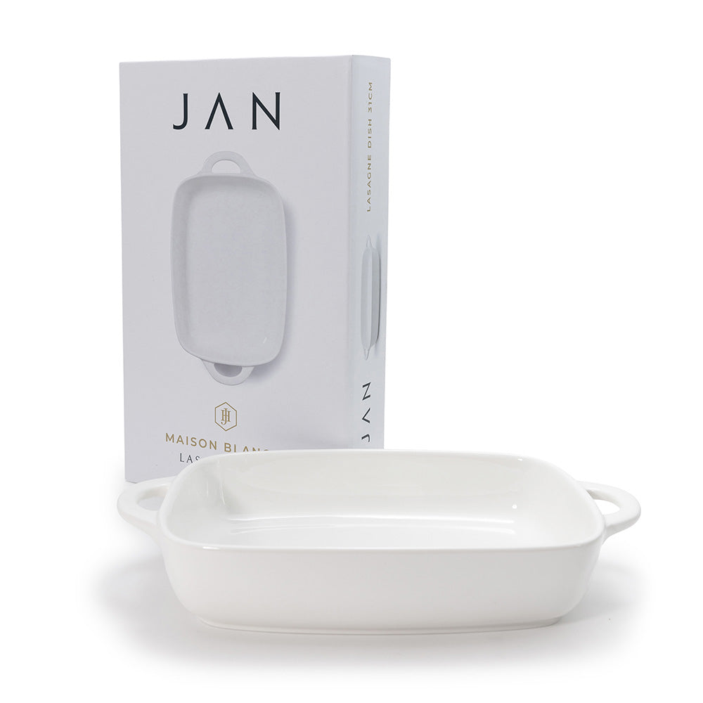 JAN Maison Blanche Lasagne Dish, 31cm
