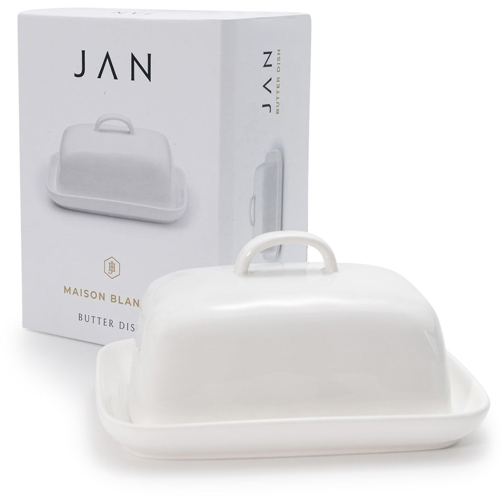 JAN Maison Blanche Butter Dish