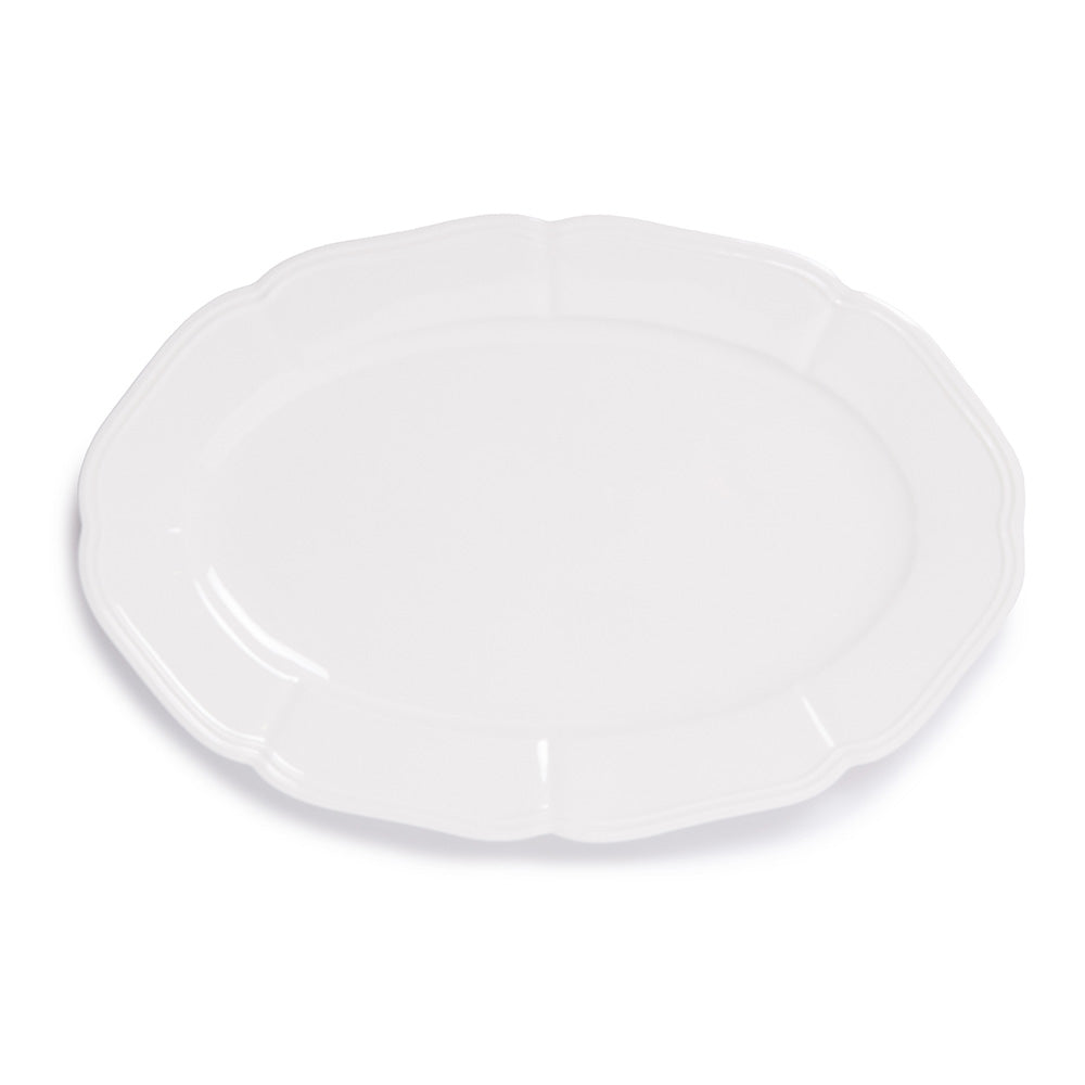 JAN Maison Blanche Baroque Oval Platter, 41cm