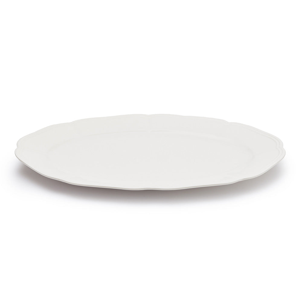 JAN Maison Blanche Baroque Oval Platter, 41cm