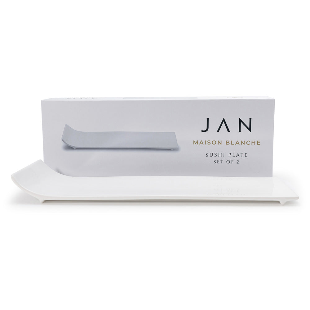 JAN Maison Blanche Sushi Platter, Set of 2