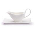 JAN Maison Blanche Gravy Boat with Saucer