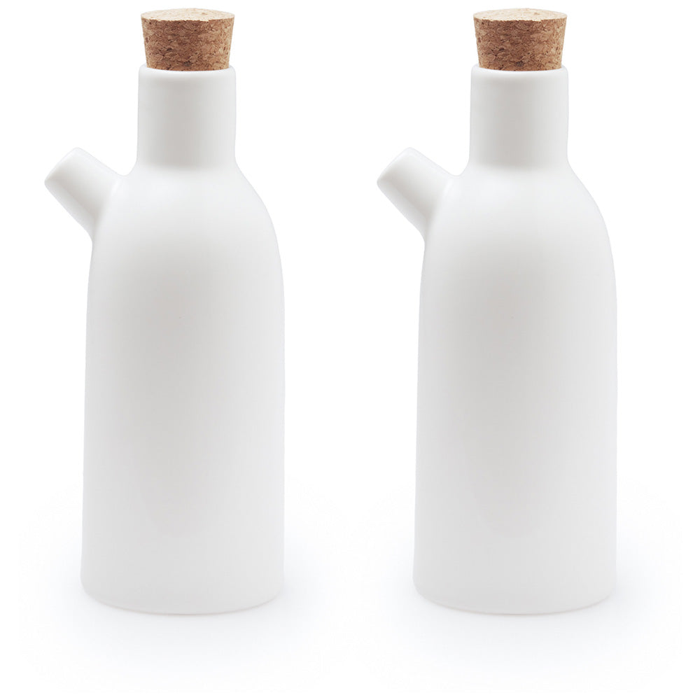 JAN Maison Blanche Oil & Vinegar Pourer, Set of 2