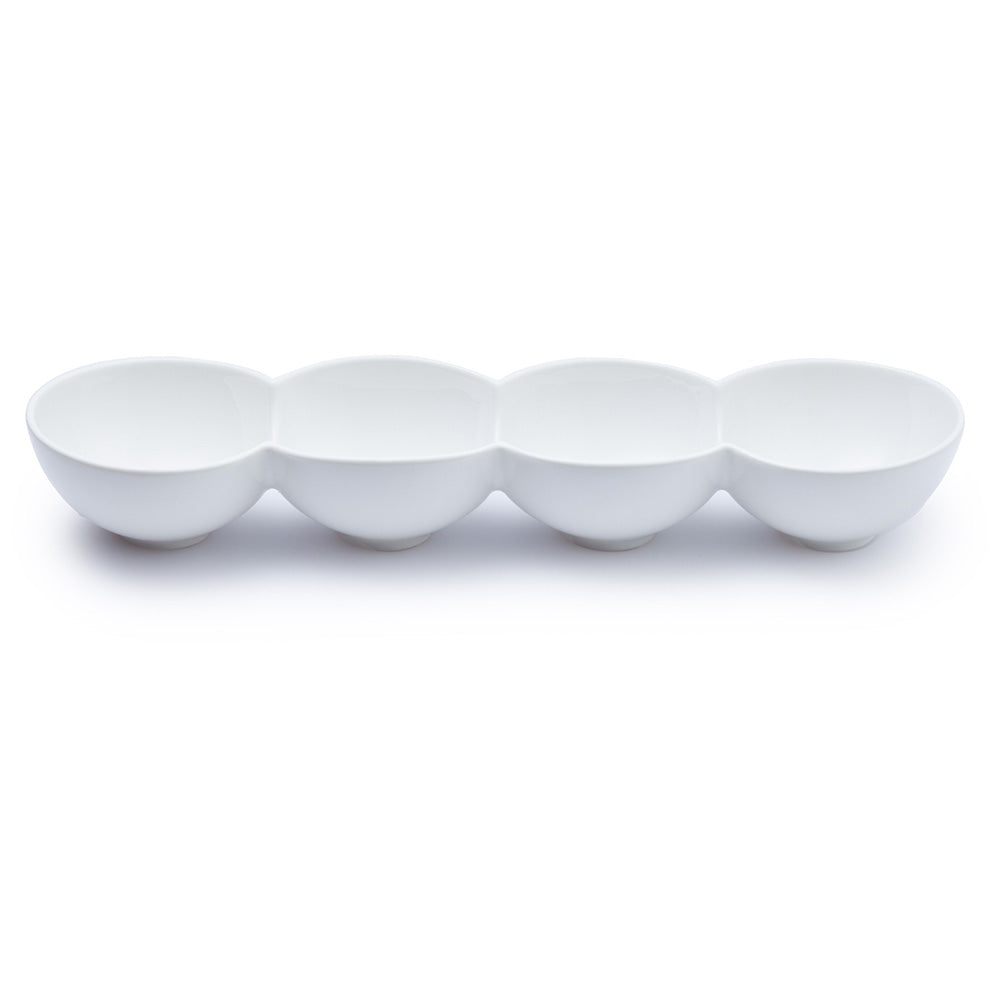 JAN Maison Blanche 4-Division Bowl, 34.5cm