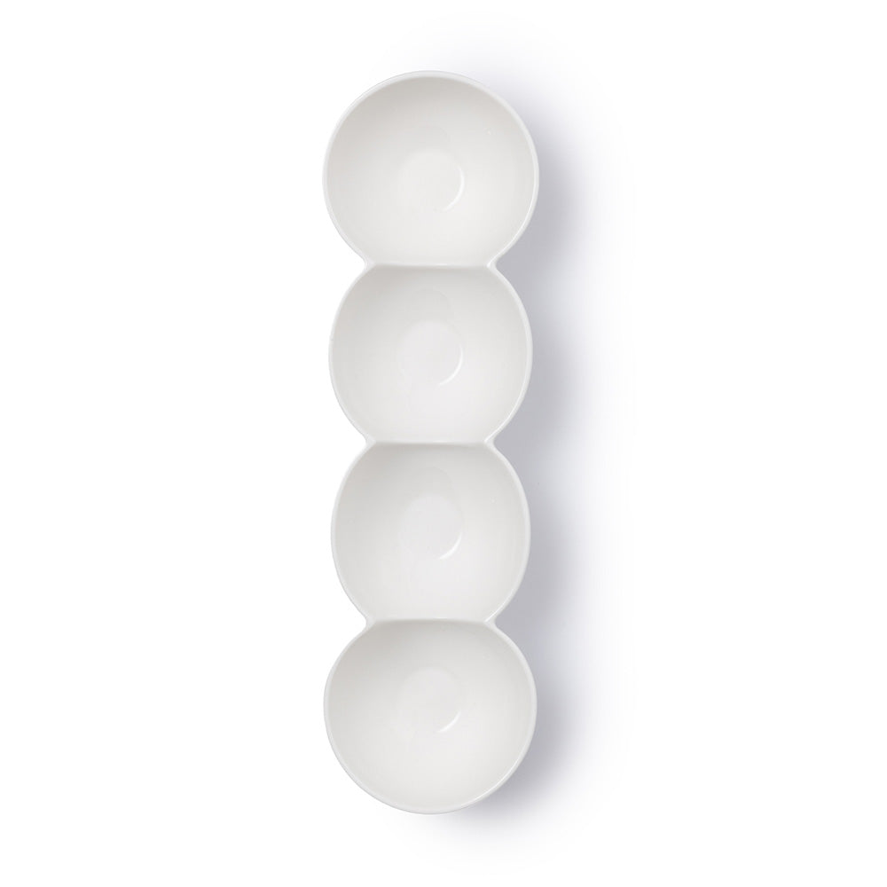 JAN Maison Blanche 4-Division Bowl, 34.5cm