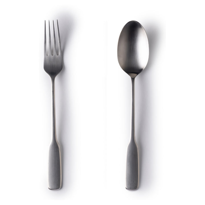 JAN Satin Salad Server Set
