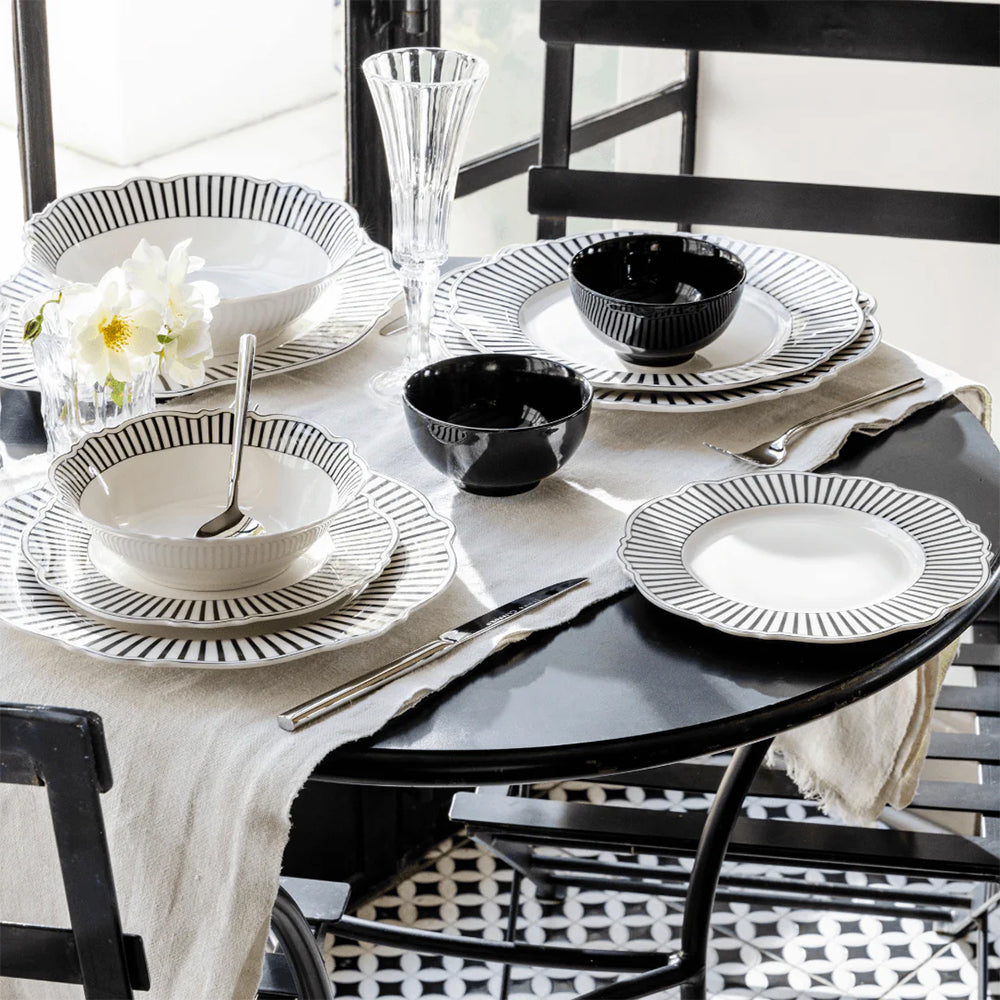 Jenna Clifford Ivory Noir Nibble Bowls, Set of 2