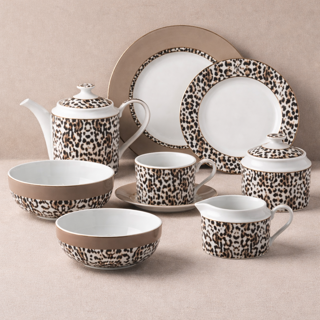 Jenna Clifford Leopard Side Plate, 21cm