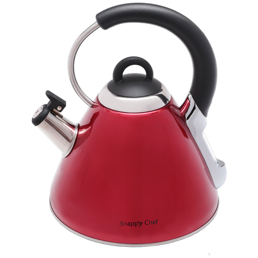 Snappy Chef Whistling Stovetop Kettle, 2.2L