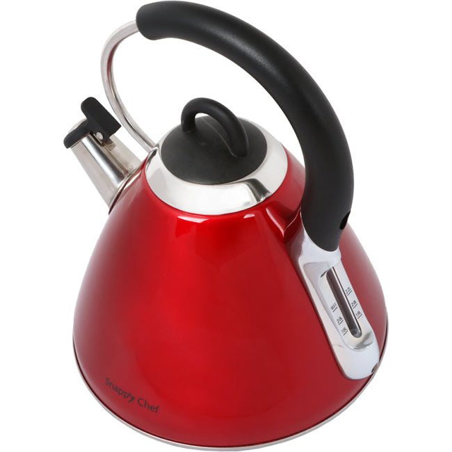 Snappy Chef Whistling Stovetop Kettle, 2.2L