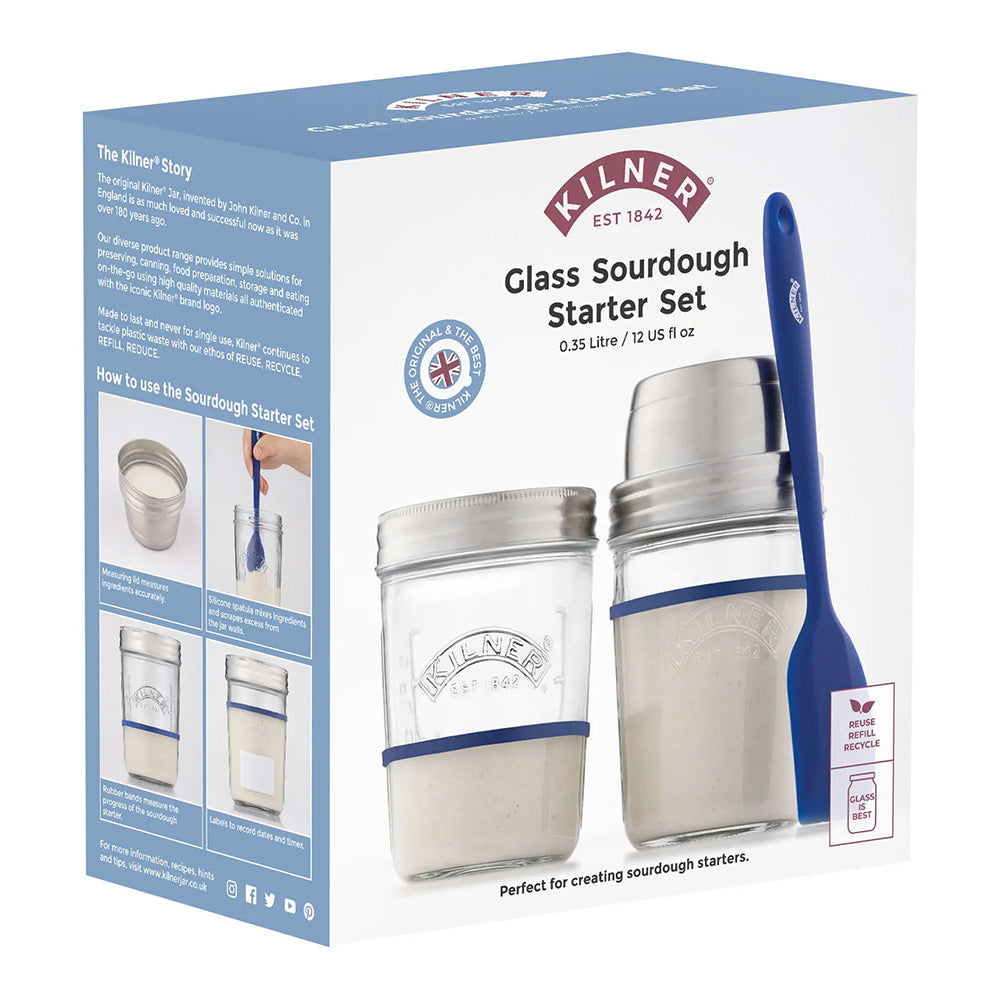 Kilner Glass Sourdough Starter Set