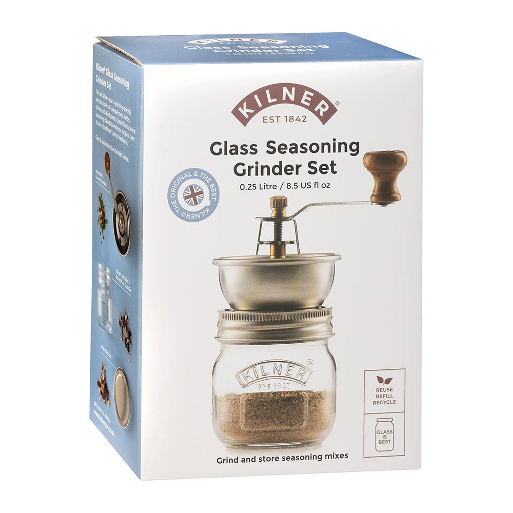 Kilner Glass Seasoning Grinder