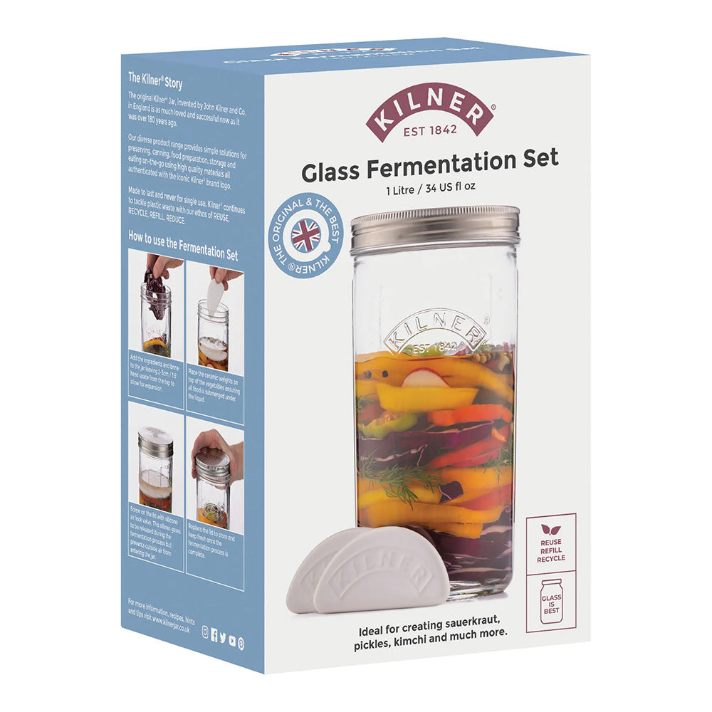 Kilner Glass Fermentation Set, 1L