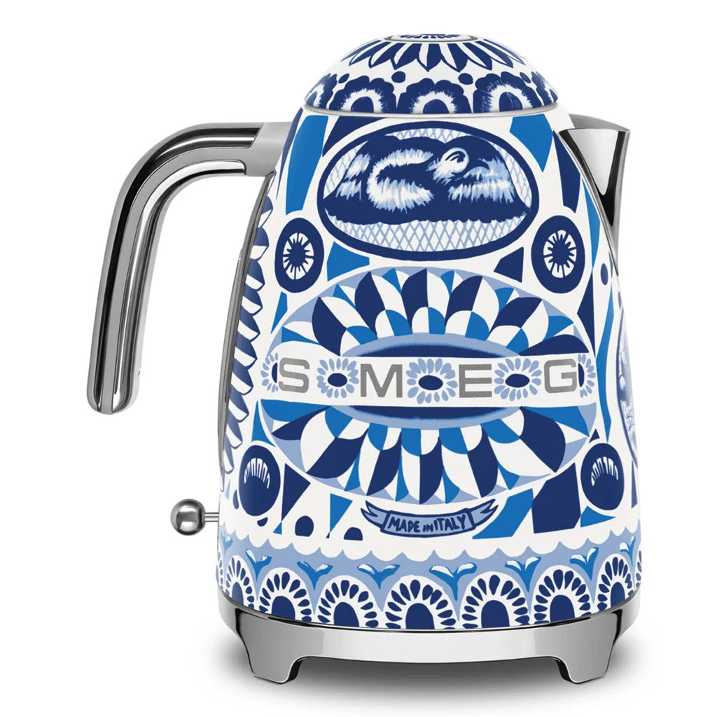 Smeg Blu Mediterraneo Dolce & Gabbana Cordless Kettle, 1.7L